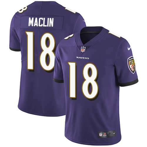 Nike Baltimore Ravens #18 Jeremy Maclin Men's Nike Purple Team Color Vapor Untouchable Limited Player,We sell and wholesale Nike Baltimore Ravens #18 Jeremy Maclin Men's Nike Purple Team Color Vapor Untouchable Limited Player on line form chian!